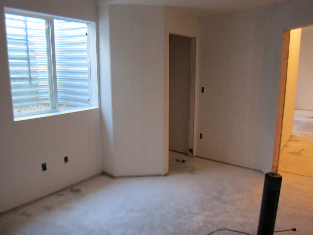 Basement Bedroom Drywall2