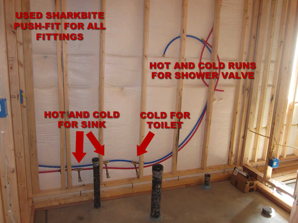 pex to bathroom sink
