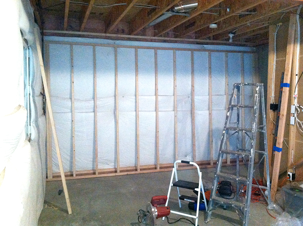 designing framing a basement