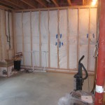 finishing a basement workout area