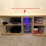 basement home theater media bay cabinets