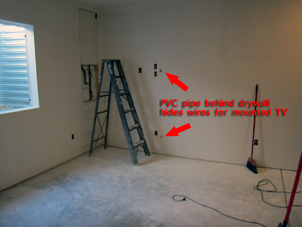 Workout Room Drywall3