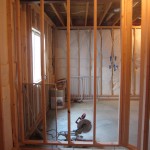 framing a basement bathroom floating walls