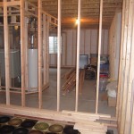 framing a basement bedroom floating walls